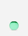 Dolce & Gabbana Small Vase In Transparent Murano Glass In Multicolor