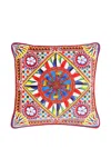 Dolce & Gabbana Velvet Cushion Small In Multi
