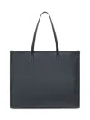 Dolce & Gabbana Smooth Leather Tote Bag In Black
