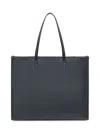 Dolce & Gabbana Smooth Leather Tote Bag In Black