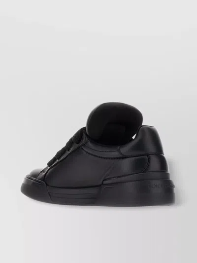 Dolce & Gabbana Smooth Nappa Leather Skate Sneakers