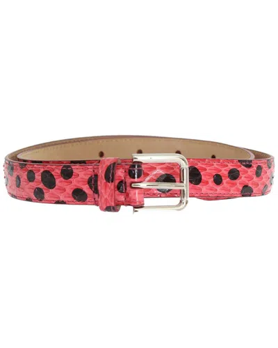 DOLCE & GABBANA DOLCE & GABBANA SNAKESKIN BELT