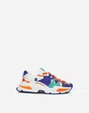 Dolce & Gabbana Mixed-material Airmaster Sneakers In Blue