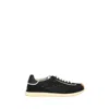 Dolce & Gabbana Dg Cushion Suede And Leather-trimmed Crocheted Sneakers
