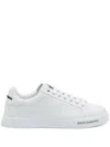 Dolce & Gabbana Leather Sneakers With Lateral Logo Patch