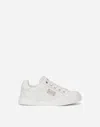 Dolce & Gabbana Calfskin Portofino Light Sneakers In White