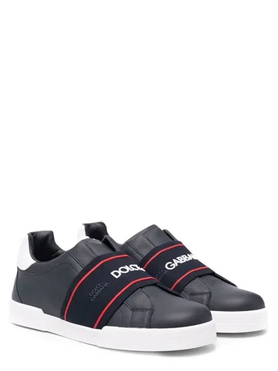 Dolce & Gabbana Kids' Sneaker Classica In Blue