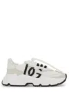 Dolce & Gabbana Woman Multicolor Fabric And Leather Daymaster Sneakers