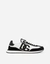 Dolce & Gabbana Mixed-material Dg Cushion Sneakers In Multicolore