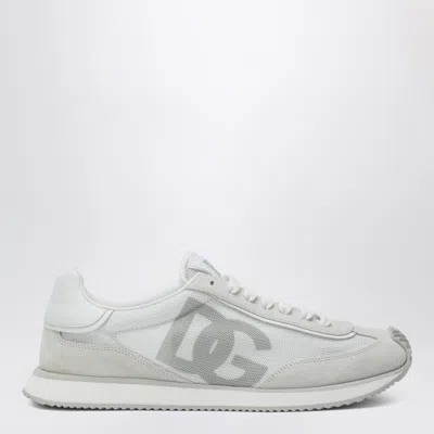 Dolce & Gabbana Sneaker Dg Cushion White In Gray