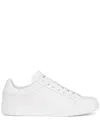 Dolce & Gabbana Portofino Light White Sneakers With Logo Patch On The Tongue And Tonal Logo Lettering On The Heel In In White