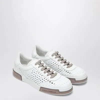 Dolce & Gabbana Sneaker Portofino Yacht White In Animal Print