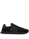 Dolce & Gabbana Low Top Sneakers Featuring Suede Accents In Black