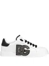 Dolce & Gabbana Portofino Light Strobel Sneakers In White
