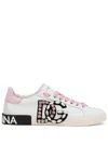 Dolce & Gabbana Portofino Vintage Leather Sneakers