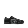 Dolce & Gabbana Sneakers With A Logo Patch In Black