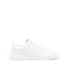 Dolce & Gabbana Portofino Light White Sneakers With Logo Patch On The Tongue And Tonal Logo Lettering On The Heel In In White