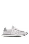 Dolce & Gabbana Man Grey Suede And Mesh Dg Aria Sneakers