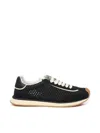 Dolce & Gabbana Dg Cushion Suede And Leather-trimmed Crocheted Sneakers