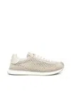Dolce & Gabbana Leather And Fabric Low-top Sneakers