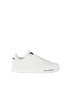 Dolce & Gabbana Leather Sneakers With Lateral Logo Patch