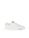 Dolce & Gabbana Leather Sneakers With Lateral Logo Patch