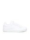 Dolce & Gabbana Portofino Calfskin White Sneakers