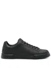 Dolce & Gabbana Portofino Light Black Sneakers With Logo Patch On The Tongue And Tonal Logo Lettering On The Heel In In Black