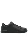 Dolce & Gabbana Portofino Light Black Sneakers With Logo Patch On The Tongue And Tonal Logo Lettering On The Heel In In Black