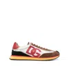 Dolce & Gabbana Mesh And Suede Dg Cushion Sneakers