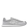 Dolce & Gabbana Man Grey Suede And Mesh Dg Aria Sneakers