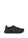 Dolce & Gabbana Low-top Nylon Sneakers With Leather Inserts