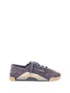 Dolce & Gabbana Ns1 Suede Sneakers Lead Grey Color