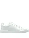 Dolce & Gabbana Women Leather Sneakers In White