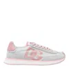 Dolce & Gabbana Mixed-material Dg Cushion Sneakers In Gray