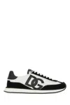 Dolce & Gabbana Multicolor Mesh And Split Leather Cushion Sneakers