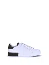 Dolce & Gabbana Sneakers From The Portofino Line In Calfskin In White