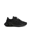 Dolce & Gabbana Daymaster Black Leather Blend Sneakers In Multi