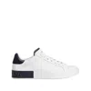 Dolce & Gabbana Sneakers From The Portofino Line In Calfskin In White