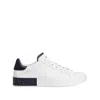 Dolce & Gabbana Sneakers From The Portofino Line In Calfskin In White