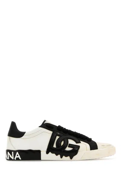 Dolce & Gabbana Sneakers-40 Nd  Male In White