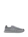 Dolce & Gabbana Man Grey Suede And Mesh Dg Aria Sneakers