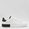 Dolce & Gabbana Sneakers From The Portofino Line In Calfskin In White