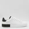 Dolce & Gabbana Sneakers From The Portofino Line In Calfskin In White
