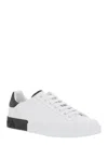 Dolce & Gabbana Sneakers From The Portofino Line In Calfskin In White