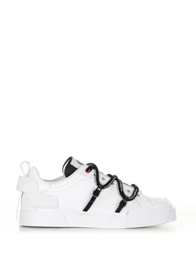 Dolce & Gabbana Sneakers In Bianco Nero