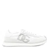 Dolce & Gabbana Dg Cushion Mixed-material Sneakers In Bianco/bianco