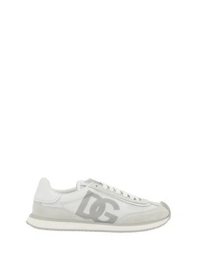 Dolce & Gabbana Aria Low-top Sneakers In White