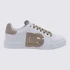 Dolce & Gabbana White Portofino Light Strobel Sneakers In White