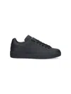 Dolce & Gabbana Portofino Light Black Sneakers With Logo Patch On The Tongue And Tonal Logo Lettering On The Heel In In Black